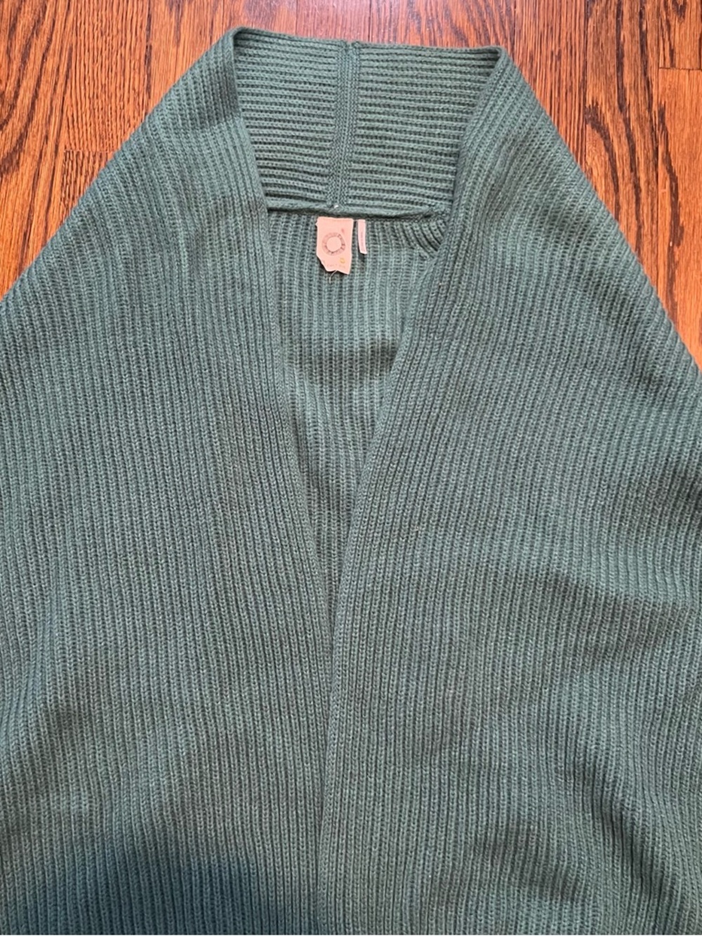 Akemi + Kin Open-Front Ribbed Knit Cape Cardigan - Picture 3 of 4